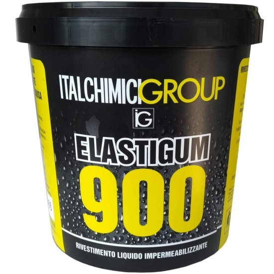 Guaina Impermeabilizzante Elastigum 900 Gomma Liquida - Nero