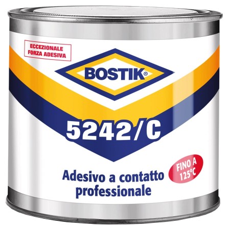 Bostik colla professionale 5242/C – Adesivo a Contatto con resistenza fino a 125°C