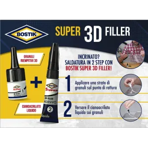 Bostik 3D Filler 9g + 3g 2