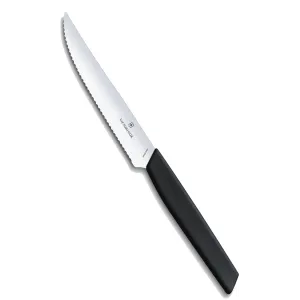 Victorinox Coltelli Per Pizza Lama Seghettata a Punta 12cm nero