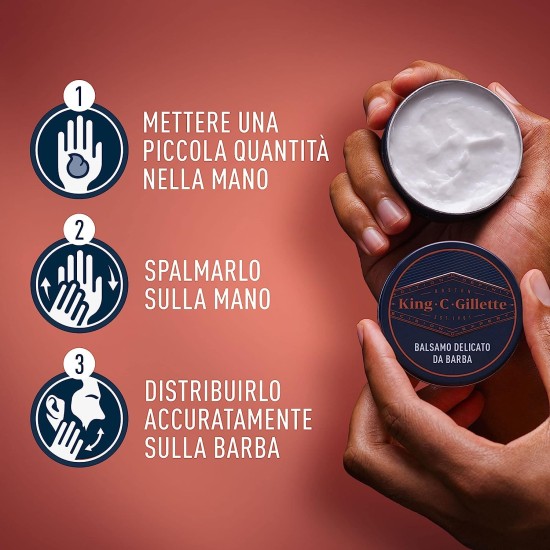 benefici King C. Gillette Balsamo da Barba