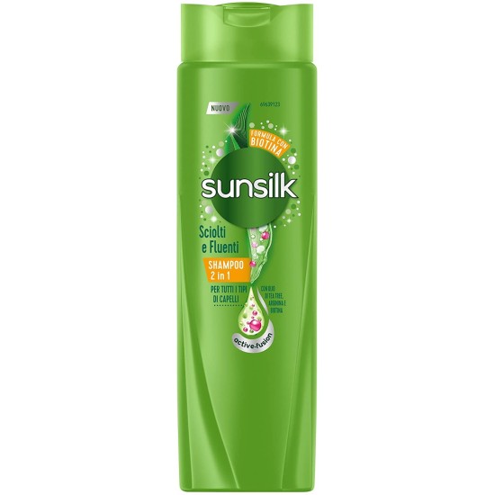 Sunsilk Shampoo e Balsamo 2in1 Per Capelli fluenti 250ml