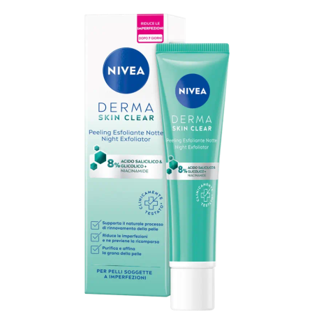 Nivea Derma Skin Clear Peeling esfoliante Notte