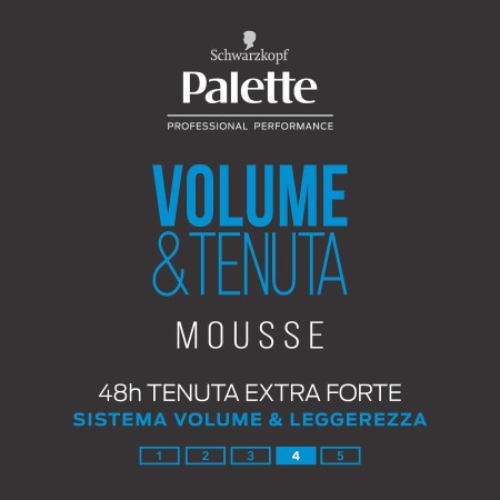 Palette Mousse per Capelli Volume e Tenuta