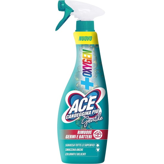 Ace Candaggina Detergente Spray Oxygen Multiuso 650ml