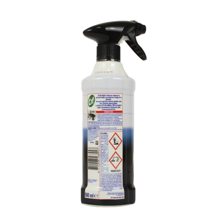 etichetta sulla confezione di Cif Spray Antimuffa