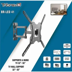 Supporto TV Parete Orientabile 55 Pollici 2