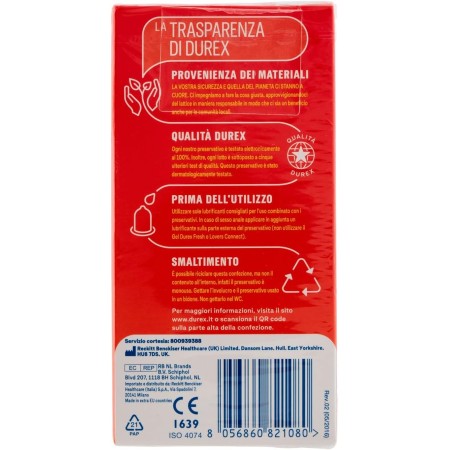 informazioni di provenienza materiali del preservativo durex love