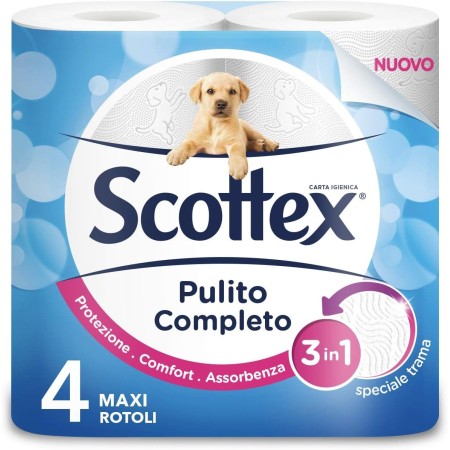 Carta Igienica Scottex - Convenienza con 4 Maxi Rotoli Scottex