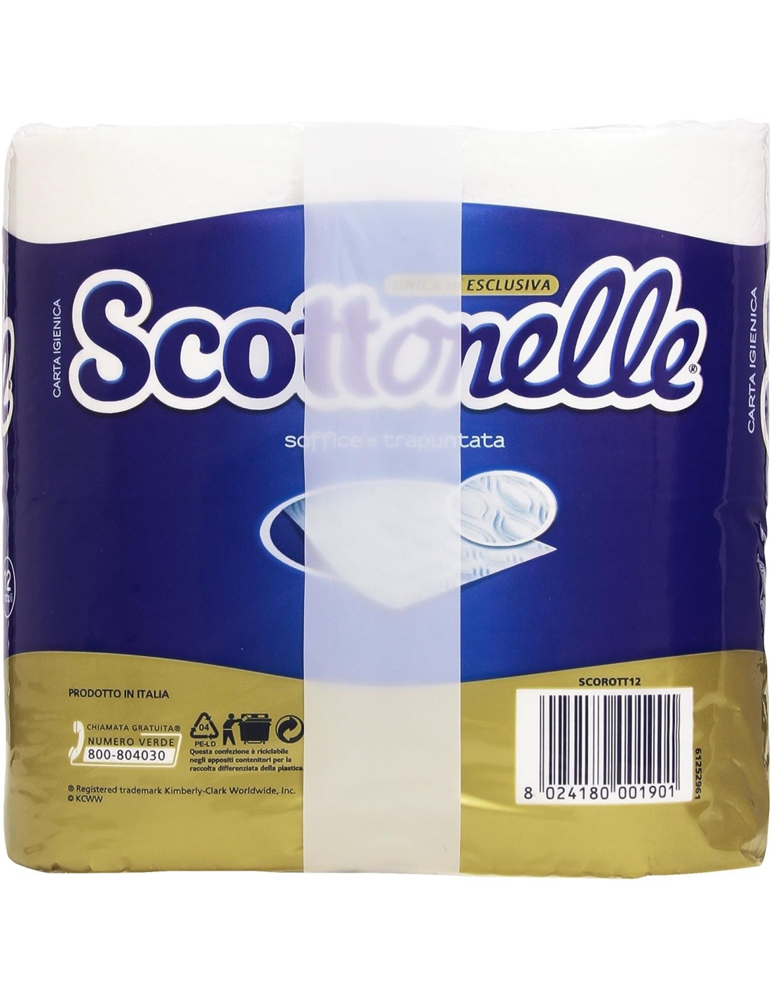 Scottonelle Carta Igienica Soffice - 12 Rotoli - Comfort e Qualità
