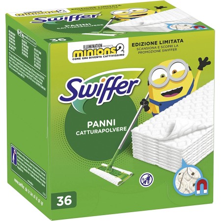 Swiffer Dry Panni Cattura Polvere Ricarica 36 Panni