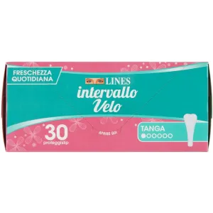 Lines Intervallo Velo Tanga Proteggi Slip Per Tanga - Conf 30pz