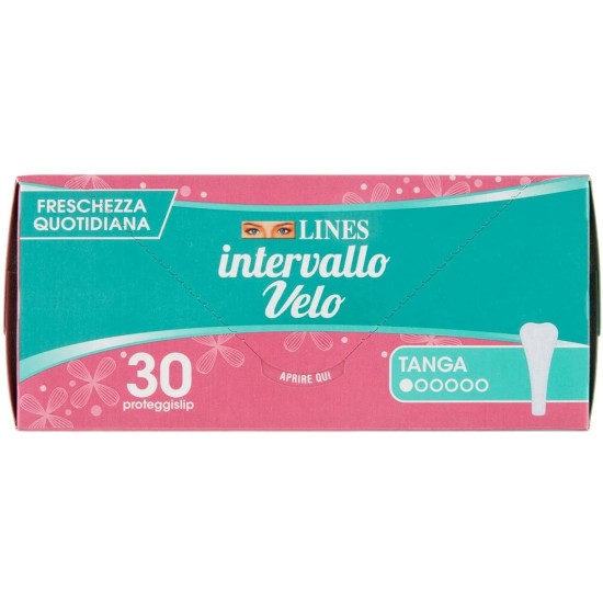 Lines Intervallo Velo Tanga Proteggi Slip Per Tanga - Conf 30pz
