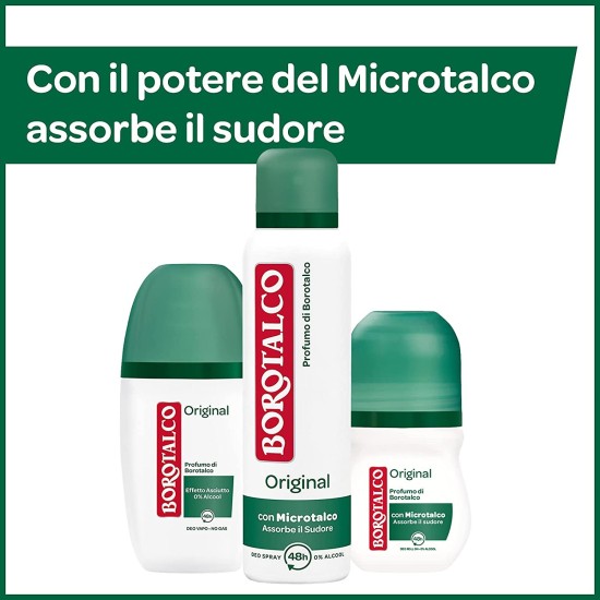 3 tipologie di Borotalco Deodorante