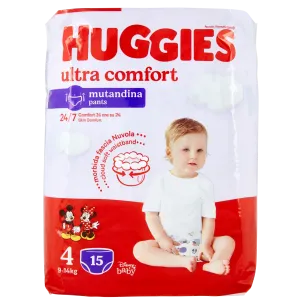 Pannolini Mutandine Taglia 4 Huggies Ultra Comfort Pull-Ups
