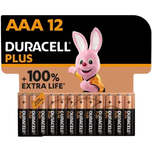Pacco di Pile Ministilo Duracell AAA in confezione da 12