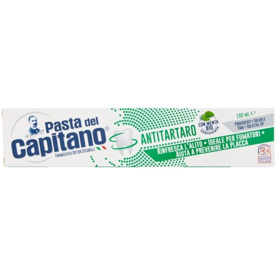 Pasta del Capitano Dentifricio Antitartaro 100ml con menta