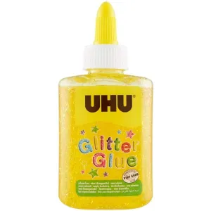 UHU Glitter Glue Bottle - Colla con Glitter Giallo 88,5ml
