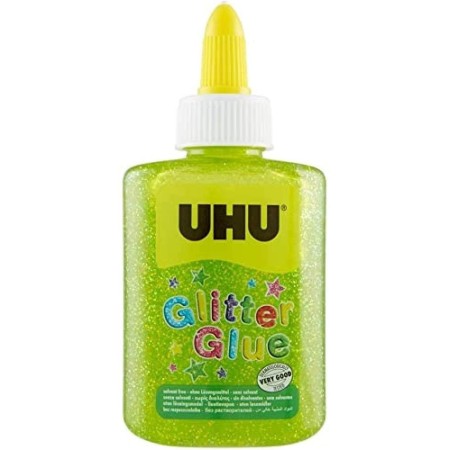 UHU Glitter Glue Bottle colla con Verde