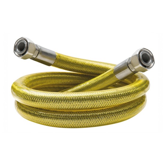 Flessibile Tubo Gas Cucina in Acciaio Inox UNI14800 1/2" Femmina/Femmina