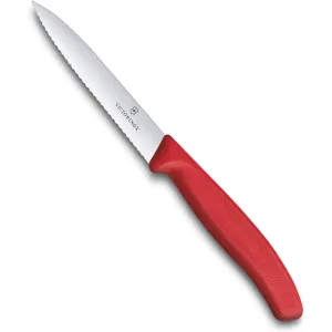 Coltello da Verdura Victorinox Swiss Classic 10 cm Rosso