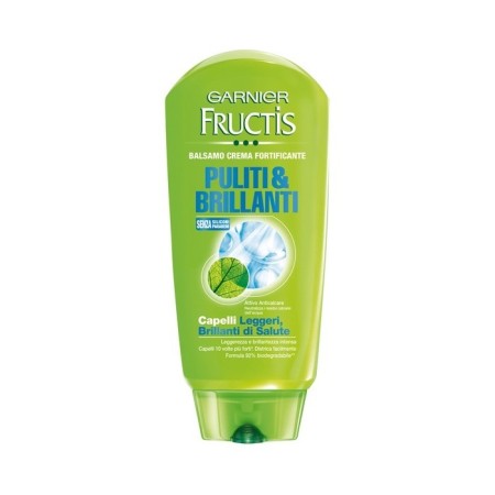 Garnier Fructis Balsamo Senza Siliconi - Capelli Puliti e Brillanti 200ml
