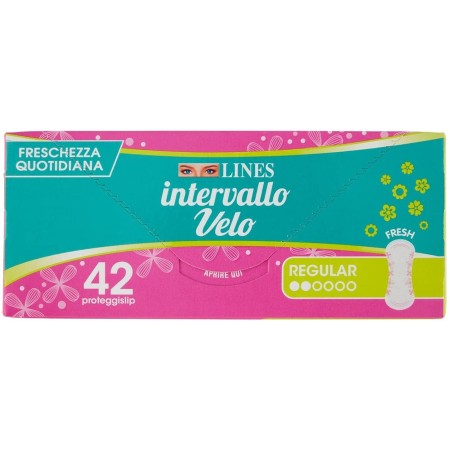 Lines Intervallo Velo Regular Fresh Proteggi Slip Conf 42Pz