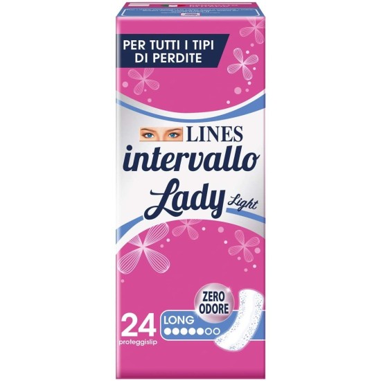 Lines Intervallo Lady Long Proteggi Slip Zero Odore - Long Conf 24pz
