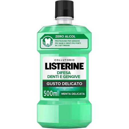 Collutorio Listerine Difesa Denti e Gengive 500ml alla Menta