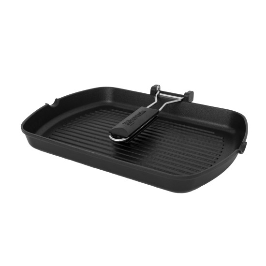 Aeternum Piastra Grill Bistecchiera Induzione 34x24cm con manico chiuso