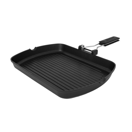 Aeternum Piastra Grill Bistecchiera Induzione 34x24cm con manico aperto