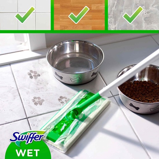Swiffer Wet pulizia pedate del cane