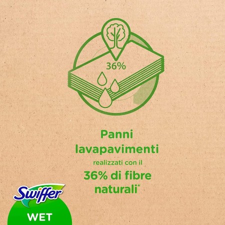 Swiffer Wet con 36% di fibre naturali