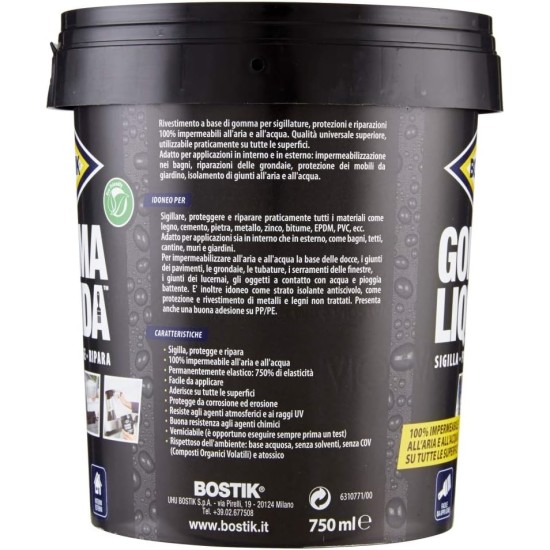 Bostik Gomma Liquida Caratteristiche