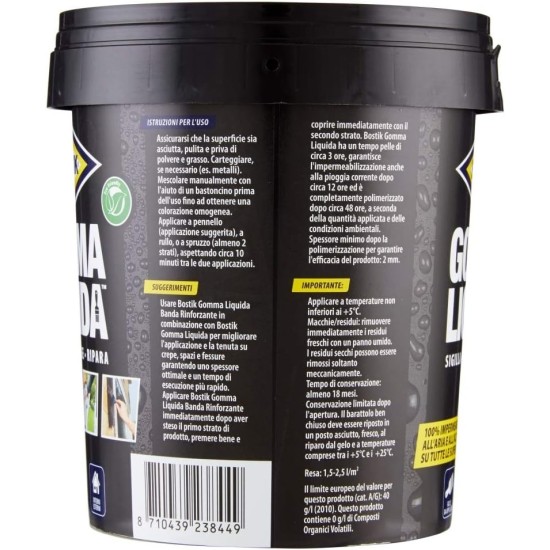 Bostik Gomma Liquida Istruzioni