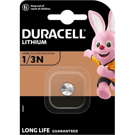 Batteria a Litio Duracell a Bottone 1/3N-2L76- CR1-3N-