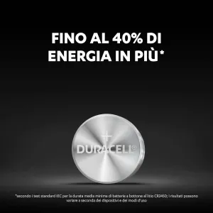 Batteria CR2450 - Duracell pile Litio, durata prolungata 2