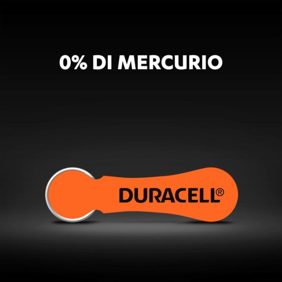 Singola Batteria 13 Duracell per apparecchi acustici