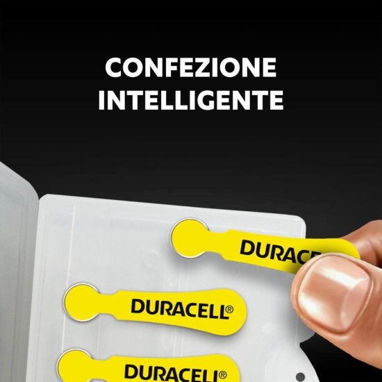 EasyTab extra lungo su Batteria Duracell 10 per facilitare la sostituzione