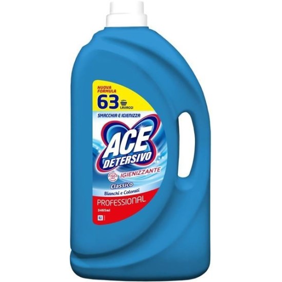 Confezione promo del ace detersivo igienizzante Classico da 63 lavaggi - Confezione risparmio