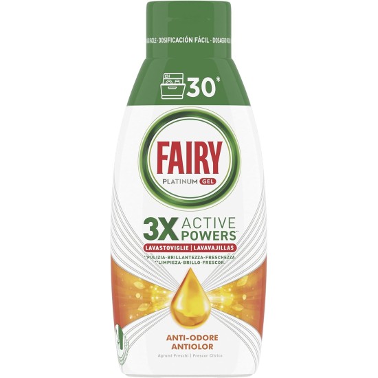 Fairy Platinum Gel Active Powers - Varietà e Potenza in Lavastoviglie