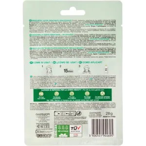 Maschera Viso Purificante Garnier Hydra Bomb Opacizzante 2