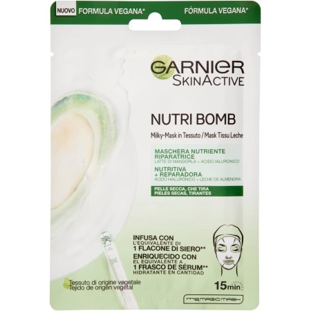 Maschera Garnier Nutri Bomb con Latte di Mandorla e Acido Ialuronico