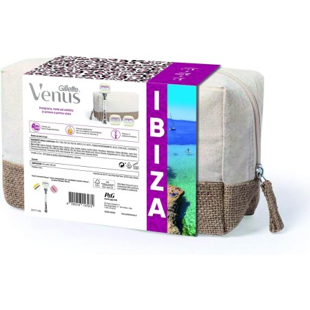 Confezione Gillette Venus Comfortglide edizione speciale Ibiza per kit da viaggio o idea regalo con informazioni sul prodotto