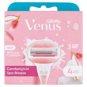 Gillette Venus Comfortglide Breeze, 4 Lamette di Ricambio per Rasatura