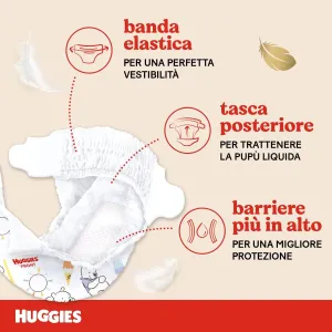 Huggies Extra Care - Pannolini per Neonati, Bebè - Protezione Delicata 2
