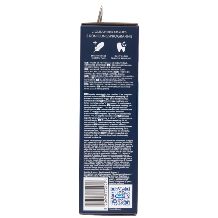 Informazioni sul lato della confezione Spazzolino Elettrico Bambini Oral-B Frozen