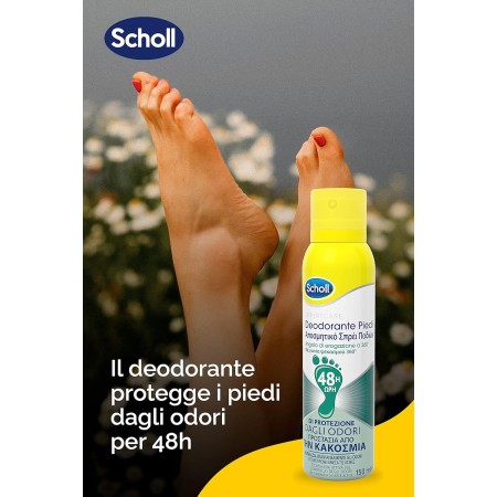 il Deodorante Piedi Scholl che protegge i piedi dai cattivi odori
