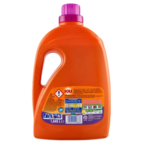 Informazioni dettagliate sulla confezione del Sole Detersivo Lavatrice al Profumo di Lavanda 41 lavaggi