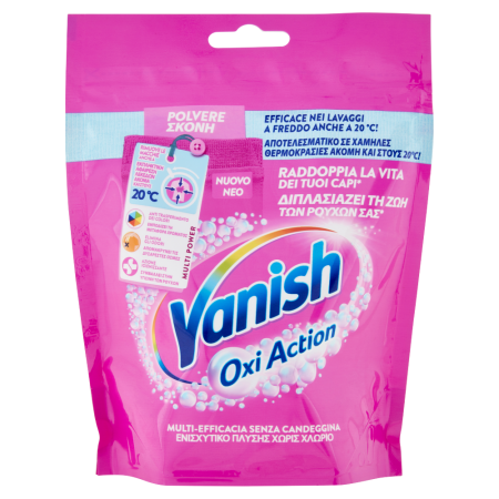 Vanish Oxi Action Polvere Rosa Smacchiatore per Bucato - 300g